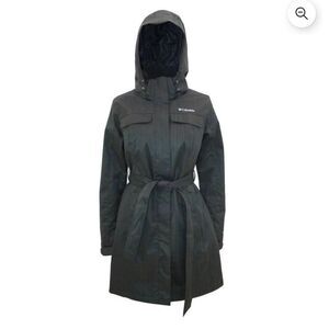 🔥Columbia Black Radiant Maiden Trench Coat Small